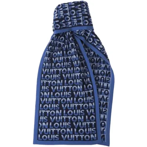 Pre-owned Scarves, male, , Size: ONE SIZE Pre-owned Wool scarves - Louis Vuitton Vintage - Modalova