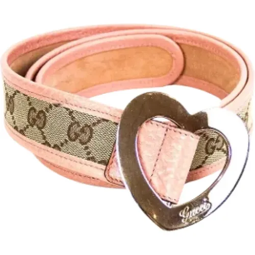 Pre-owned Belts, female, , Size: ONE SIZE Pre-owned Leather belts - Gucci Vintage - Modalova