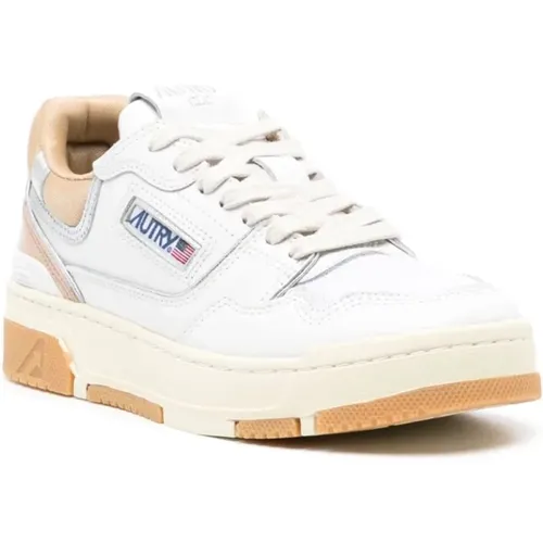 Weiße Sneakers , Damen, Größe: 37 EU - Autry - Modalova