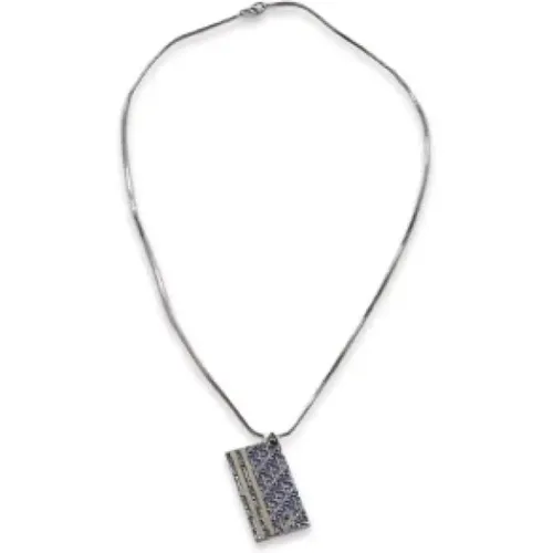 Pre-owned Jewellery, female, , Size: ONE SIZE Pre-owned Metal necklaces - Dior Vintage - Modalova