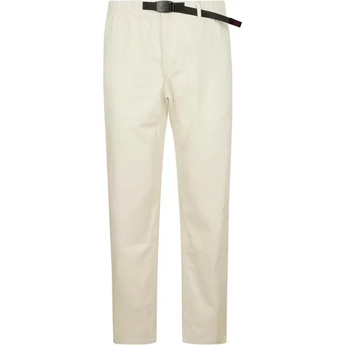 Ivory Cotton Trousers with Adjustable Drawstring , male, Sizes: XL - Gramicci - Modalova
