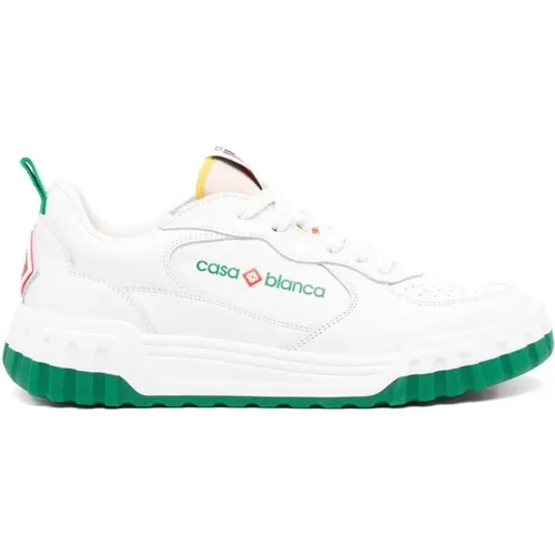 Sneakers, male, , Size: 12 US Green Sneakers Stylish Comfortable Elegant - Casablanca - Modalova