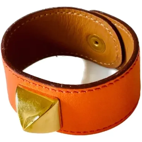 Pre-owned Jewellery, female, , Size: ONE SIZE Pre-owned Leather bracelets - Hermès Vintage - Modalova