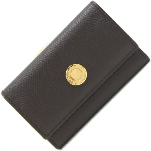 Pre-owned Accessories, male, , Size: ONE SIZE Pre-owned Leather key-holders - Bvlgari Vintage - Modalova