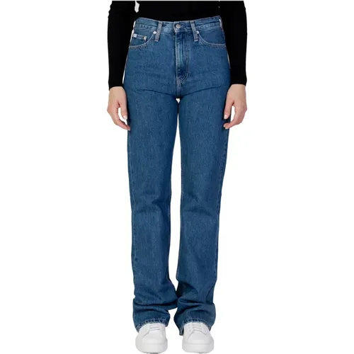 Gerades Jeans , Damen, Größe: W31 L32 - Calvin Klein Jeans - Modalova