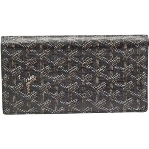 Pre-owned Wallets, female, , Size: ONE SIZE Pre-owned Coated canvas wallets - Goyard Vintage - Modalova