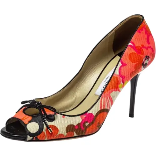 Pre-owned Pumps, female, , Size: 10 US Pre-owned Canvas heels - Jimmy Choo Pre-owned - Modalova