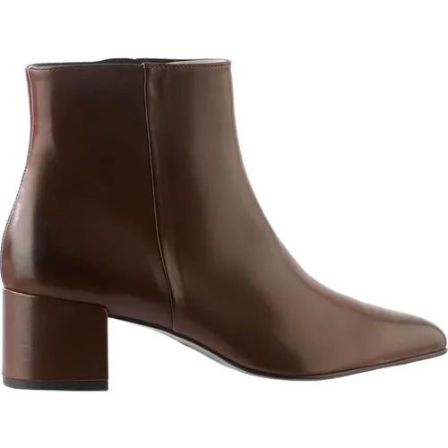 Brauner Damen-Stiefelette mit Blockabsatz , Damen, Größe: 35 EU - Högl - Modalova