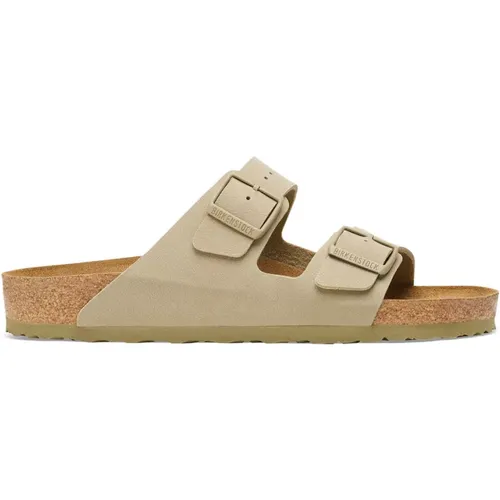 Sliders, male, , Size: 9 US Ecopelle Sandals - Birkenstock - Modalova