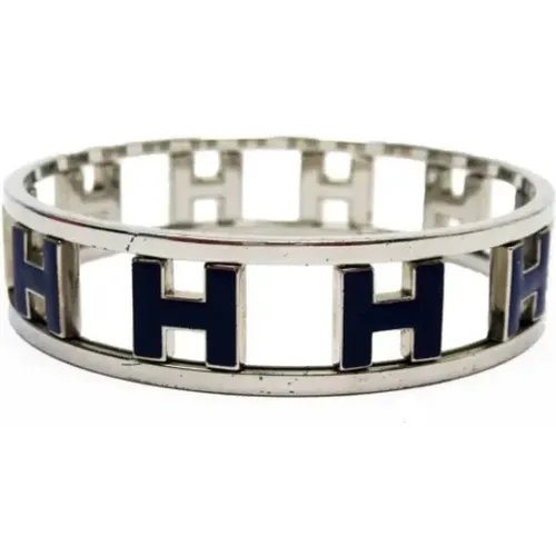 Pre-owned Hermès bracelet in silver metal , unisex, Sizes: ONE SIZE - Hermès Vintage - Modalova
