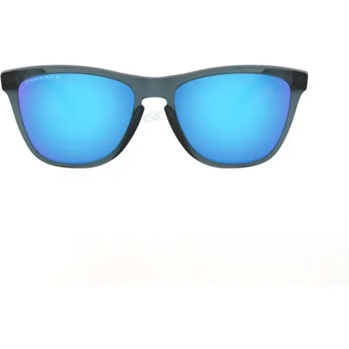 Polarized Frogskins Sunglasses - Retro Style , unisex, Sizes: 37 MM - Oakley - Modalova