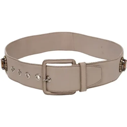 Pre-owned Belts, unisex, , Size: ONE SIZE Pre-owned Leather belts - Miu Miu Pre-owned - Modalova