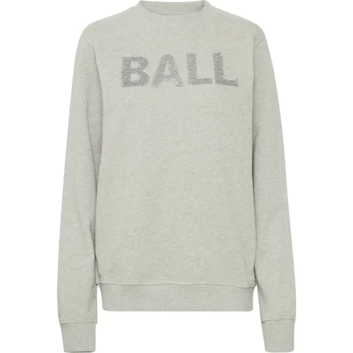 Sweatshirts, female, , Size: M Grey Sweatshirt D. Hampton Sw - Ball - Modalova