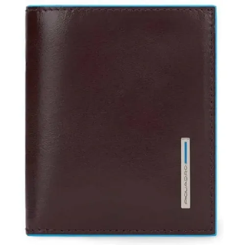 Dark Vertical Wallet Rfid Protection , male, Sizes: ONE SIZE - Piquadro - Modalova