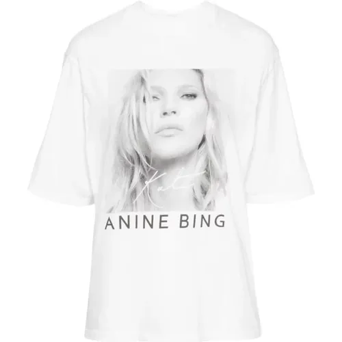 T-Shirts , Damen, Größe: L - Anine Bing - Modalova