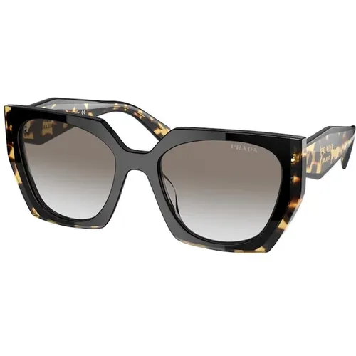 Monochrome Sunglasses Black Blonde Havana , female, Sizes: 54 MM - Prada - Modalova