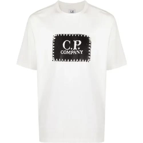 Logo T-Shirt 103 , Herren, Größe: L - C.P. Company - Modalova