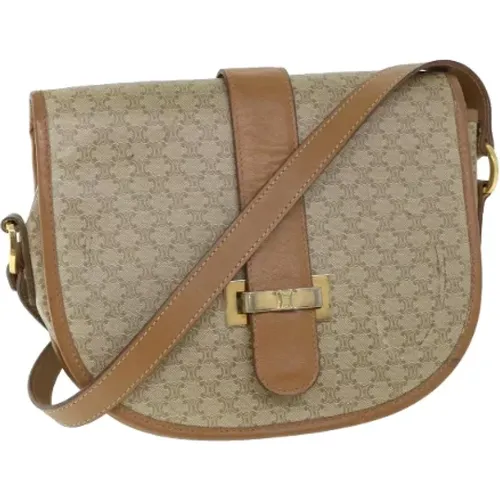 Pre-owned Cross Body Bags, female, , Size: ONE SIZE Pre-owned Canvas celine-bags - Celine Vintage - Modalova