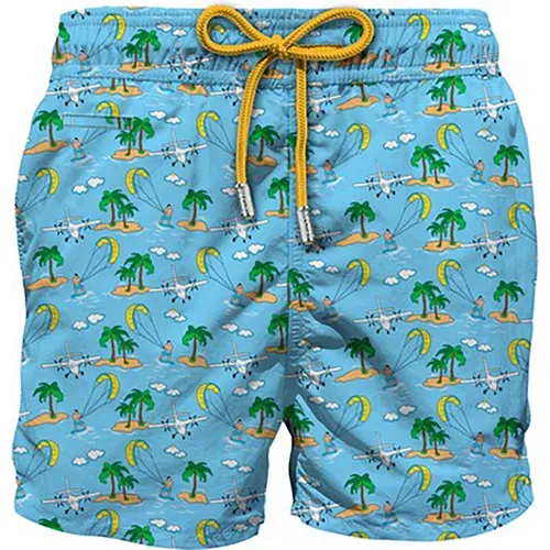 Beachwear, male, , Size: M Blue Sea Clothing Stylish - MC2 Saint Barth - Modalova