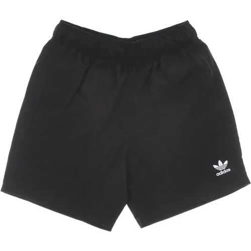 Schwarze Badehose mit internem Netz , Herren, Größe: XS - Adidas - Modalova