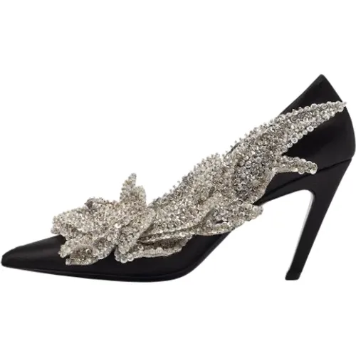 Pre-owned Satin heels , female, Sizes: 8 UK - Balenciaga Vintage - Modalova