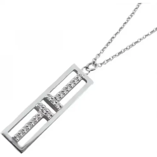 Pre-owned White Gold necklaces , female, Sizes: ONE SIZE - Tiffany & Co. Pre-owned - Modalova