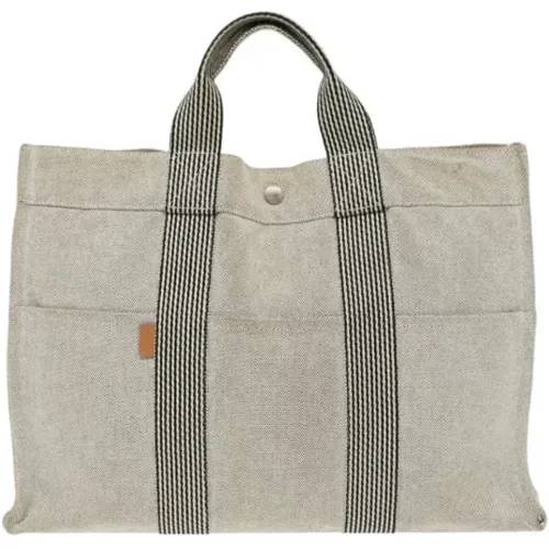 Pre-owned Tote Bags, unisex, , Size: ONE SIZE Pre-owned Canvas totes - Hermès Vintage - Modalova