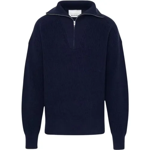 Midnight Strick Quarter-Zip Pullover - Isabel marant - Modalova