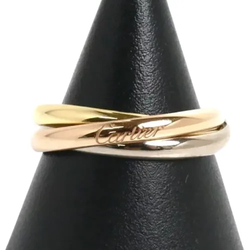 Pre-owned Rose Gold rings , female, Sizes: ONE SIZE - Cartier Vintage - Modalova