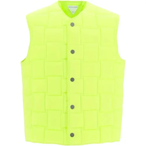 Vests, male, , Size: L Padded Vest Jacket - Bottega Veneta - Modalova