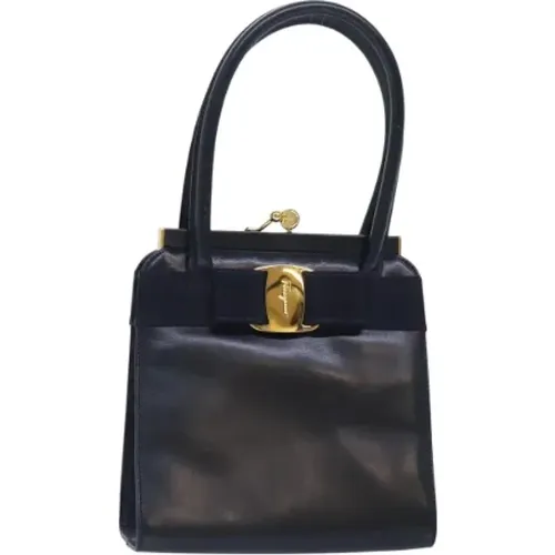 Pre-owned Leder Handtaschen , Damen, Größe: ONE Size - Salvatore Ferragamo Pre-owned - Modalova