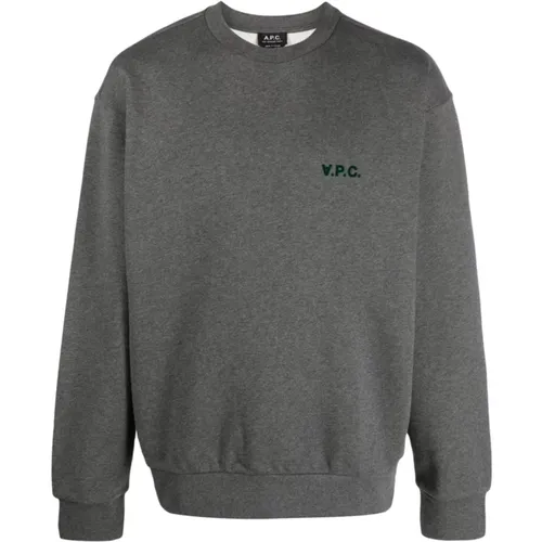 Logo Sweatshirt , male, Sizes: XL, S - A.p.c. - Modalova