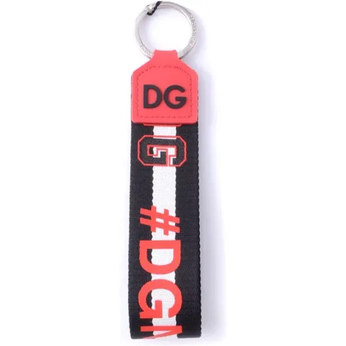 Keyrings, male, , Size: ONE SIZE Men`s Key Holder - Stylish and Practical - Dolce & Gabbana - Modalova