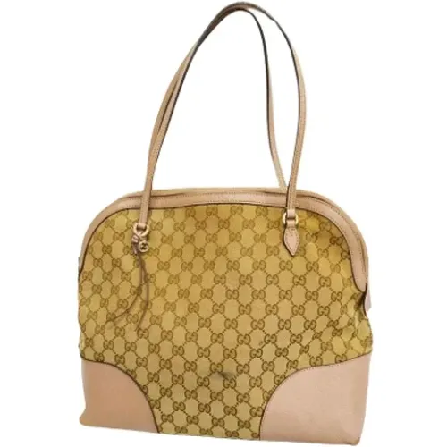 Pre-owned Shoulder Bags, female, , Size: ONE SIZE Pre-owned Canvas gucci-bags - Gucci Vintage - Modalova