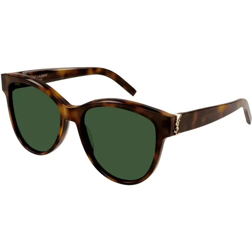 SL M107 Sonnenbrille , Damen, Größe: 55 MM - Saint Laurent - Modalova