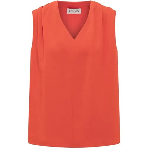 Top SS - Stilvoll und Trendy , Damen, Größe: 2XS - Lanvin - Modalova