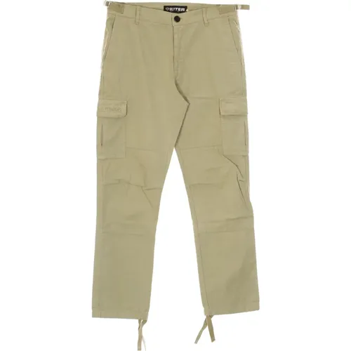 Straight Trousers, male, , Size: W34 Ripstop Cargo Pants - Iuter - Modalova