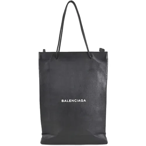 Pre-owned Tote Bags, female, , Size: ONE SIZE Pre-owned Leather shoulder-bags - Balenciaga Vintage - Modalova