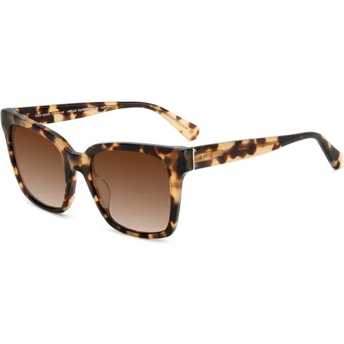 Harlow/G/S Sunglasses Light Havana/ Shaded , female, Sizes: 55 MM - Kate Spade - Modalova