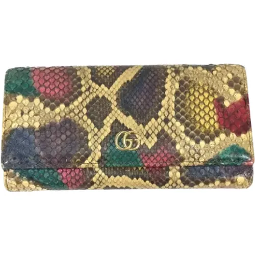 Pre-owned Wallets, female, , Size: ONE SIZE Pre-owned Leather wallets - Gucci Vintage - Modalova