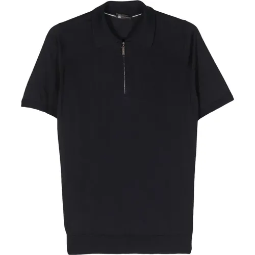 Luxuriöses Seiden Polo Shirt , Herren, Größe: XL - COLOMBO - Modalova