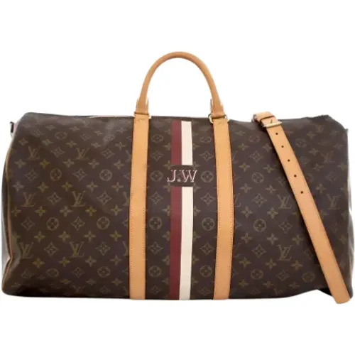 Pre-owned Weekend Bags, female, , Size: ONE SIZE Pre-owned Canvas louis-vuitton-bags - Louis Vuitton Vintage - Modalova