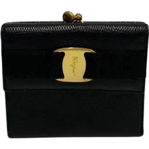 Pre-owned Wallets, female, , Size: ONE SIZE Pre-owned Leather wallets - Salvatore Ferragamo Pre-owned - Modalova