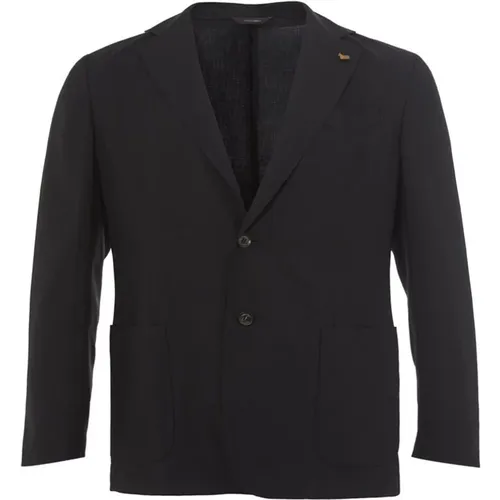 Blazers, male, , Size: 4XL Elegant Cashmere Jacket - Colombo - Modalova