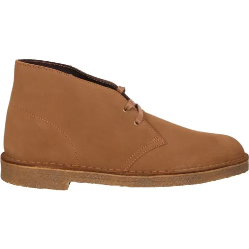 Laced Shoes, male, , Size: 7 1/2 US Clark Desert suede boot perfect choice for a daily casual look - Clarks - Modalova