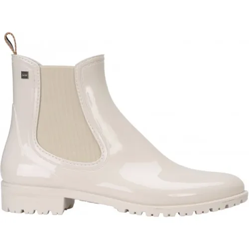 Chelsea-style Rain Boots in High-Gloss PVC , female, Sizes: 8 UK, 7 UK, 6 UK - Hugo Boss - Modalova