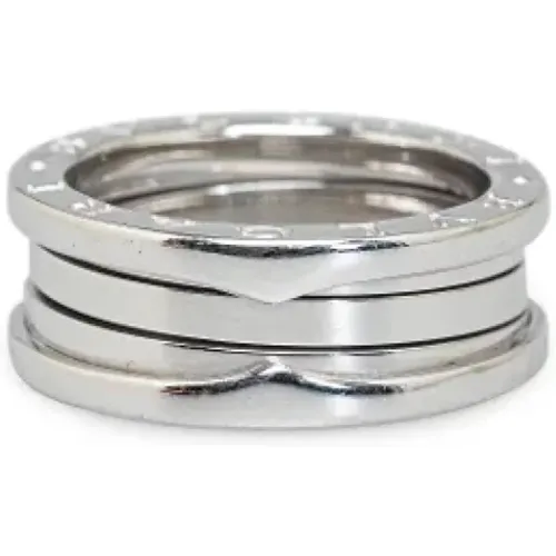 Pre-owned Jewellery, female, , Size: ONE SIZE Pre-owned White Gold rings - Bvlgari Vintage - Modalova