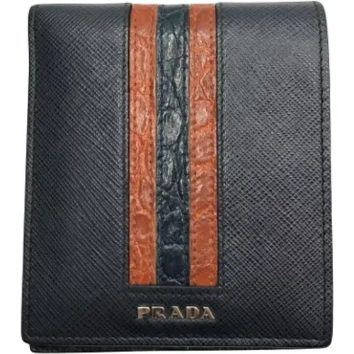 Pre-owned Wallets, female, , Size: ONE SIZE Pre-owned Leather wallets - Prada Vintage - Modalova