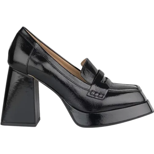 Square Toe Block Heel Pumps , female, Sizes: 3 UK, 5 UK, 8 UK, 4 UK, 7 UK, 6 UK - Alma en Pena - Modalova