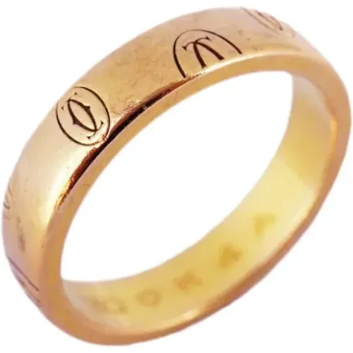 Pre-owned Rose Gold rings , female, Sizes: ONE SIZE - Cartier Vintage - Modalova